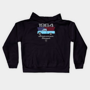 Light Blue American steel Kids Hoodie